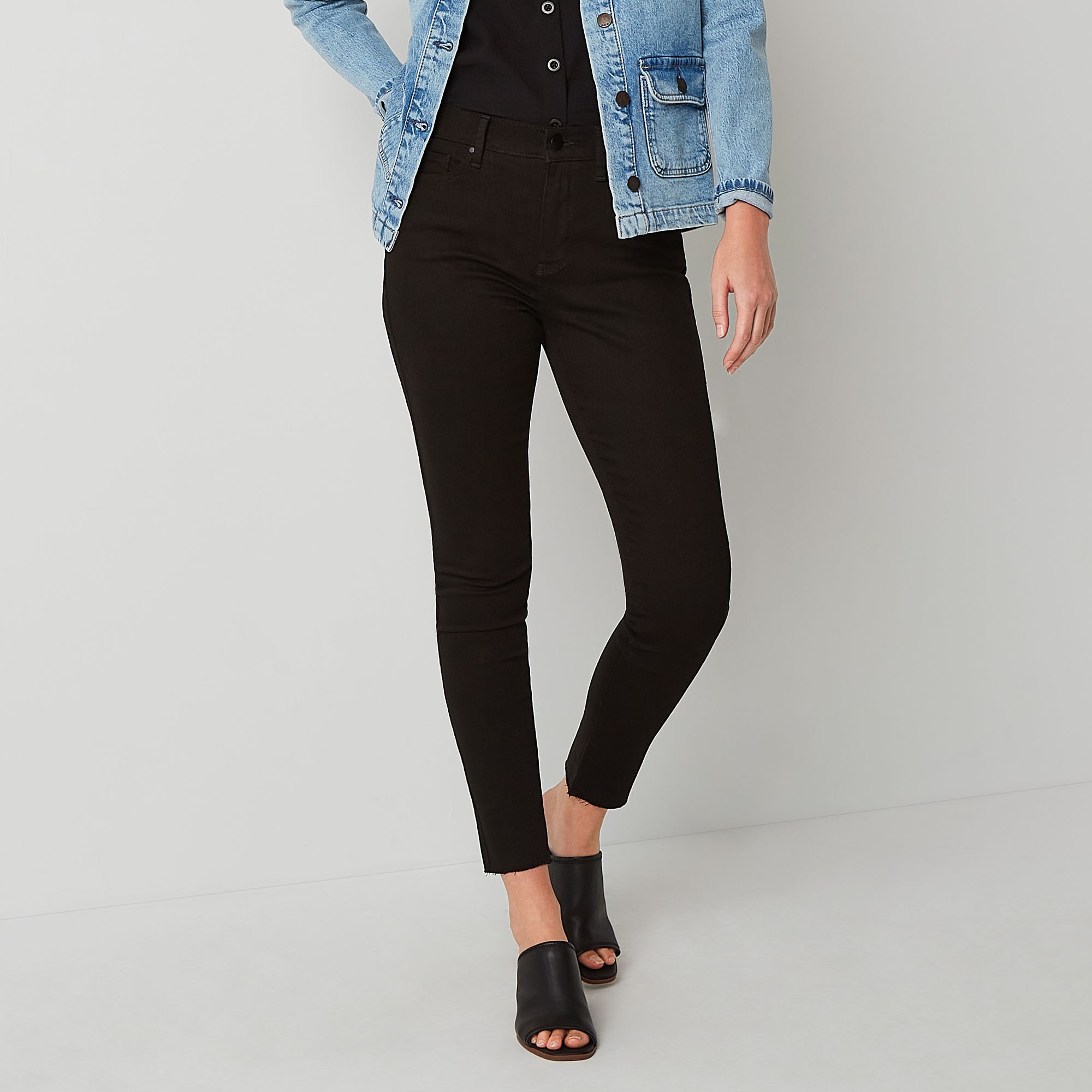 a.n.a Womens Tall High Rise Skinny Fit Jean
