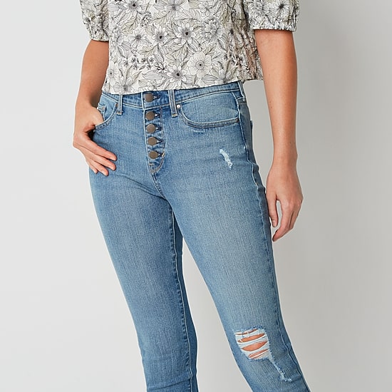 a.n.a Womens Tall High Rise Skinny Fit Jean