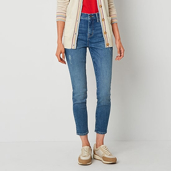 a.n.a - Tall Womens High Rise Skinny Ankle Jean