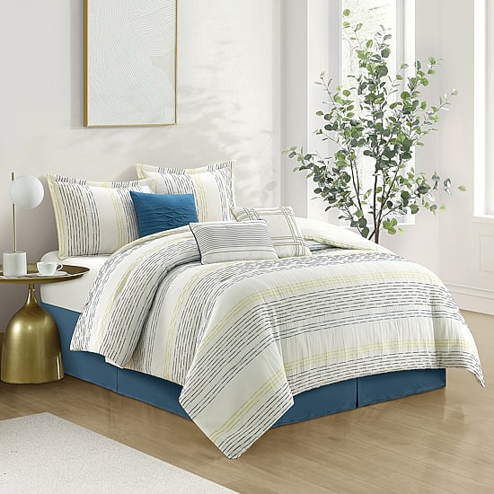 Stratford Park Hamish 7pc Lightweight Comforter Set
