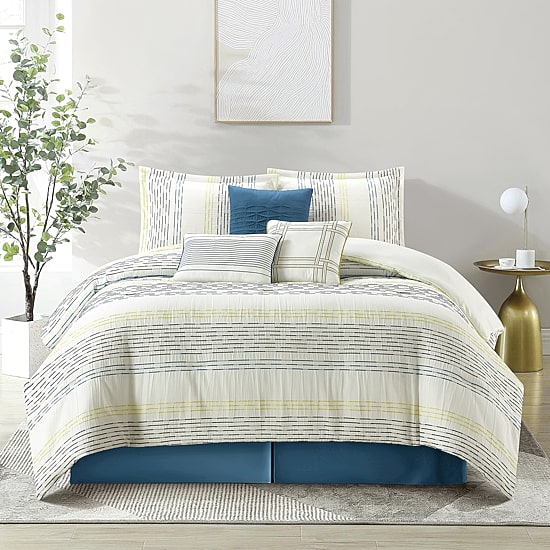 Stratford Park Hamish 7pc Lightweight Comforter Set