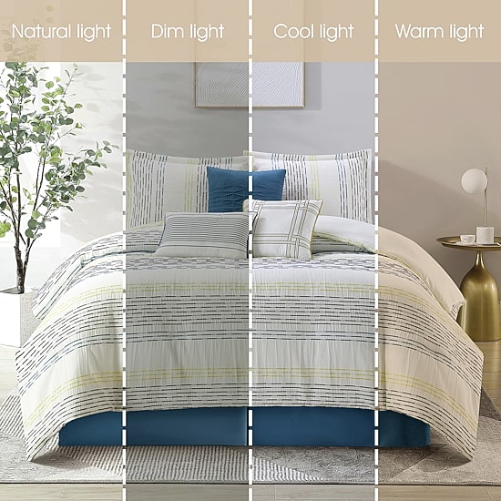 Stratford Park Hamish 7pc Lightweight Comforter Set