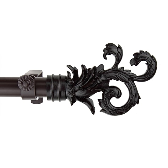 Rod Desyne Plume 1" Adjustable Curtain Rod