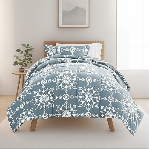 Casual Comfort Campus Ready Dorm 6-pc. Down Alternative Complete Bedding Set with Sheets, One Size, Blue
