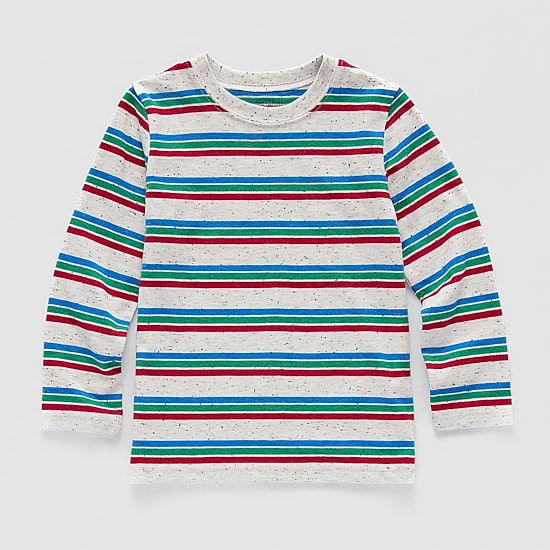 Okie Dokie Toddler & Little Boys Crew Neck Long Sleeve T-Shirt