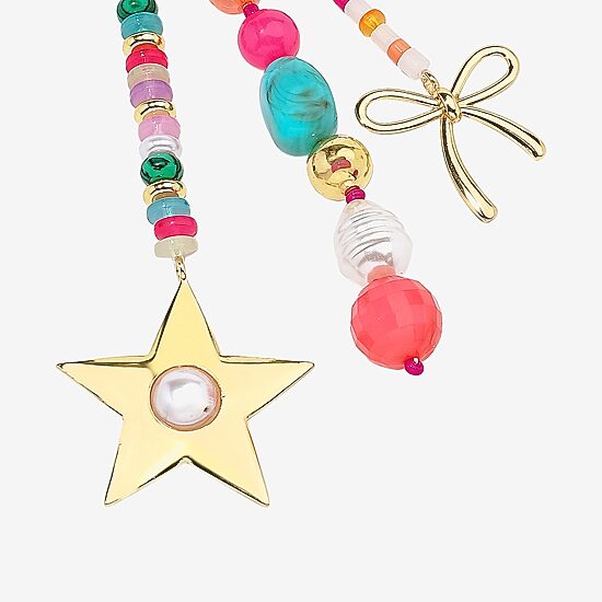 Bijoux Bar Bow Star Bag Charm
