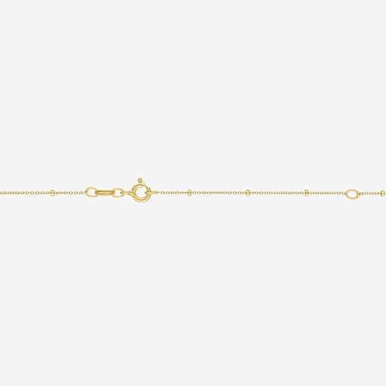 North Star Womens Gemstone 14K Gold Over Silver Star 16 Inch Pendant Necklace