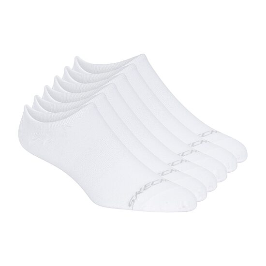 Skechers Sport Slip In Mens Multi-Pack 6 Pair No Show Socks