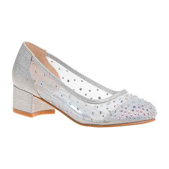 Badgley Mischka Round Closed Toe Block Heel Pumps