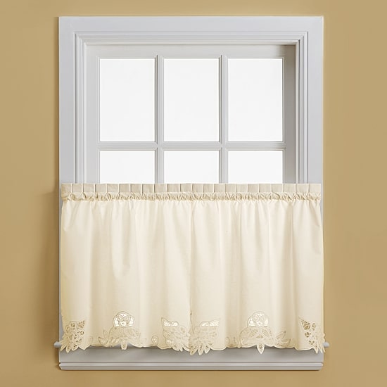 CHF Battenburg 2-pc. Rod Pocket Window Tier