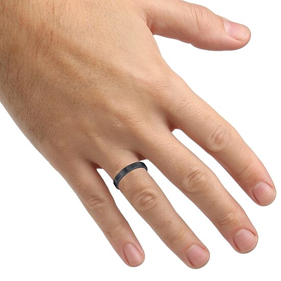 Mens 4MM Tungsten Wedding Band