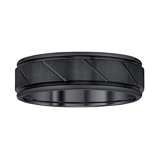 Mens 7MM Tungsten Wedding Band
