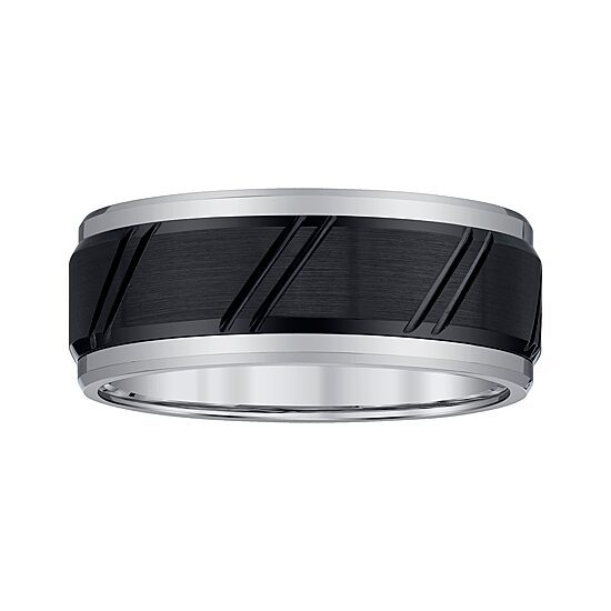 Mens 9mm Tungsten Wedding Band