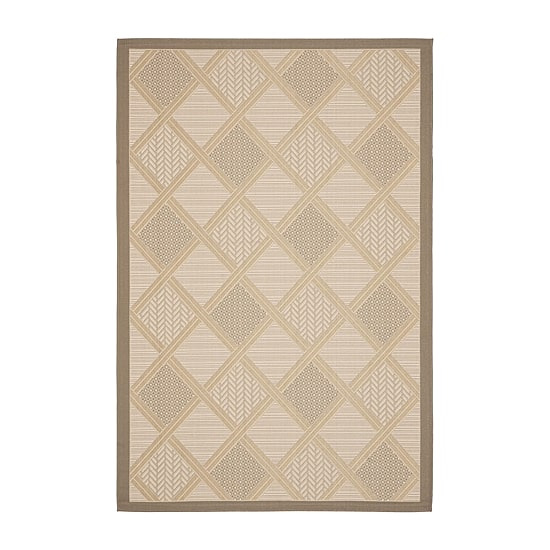 Safavieh Courtyard Collection Jytte Geometric Indoor/Outdoor Area Rug