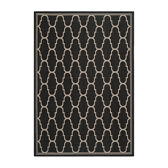 Safavieh Courtyard Collection Deemer Geometric Indoor/Outdoor Area Rug
