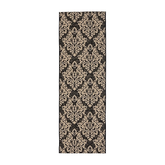 Safavieh Courtyard Collection Domhnall Floral Indoor/Outdoor Runner Rug