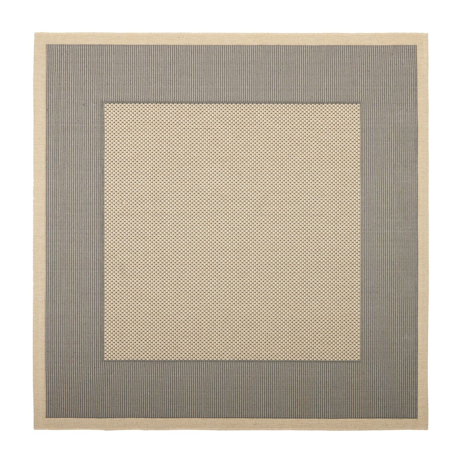 Safavieh Courtyard Collection Trina Bordered Indoor/Outdoor Square Area Rug