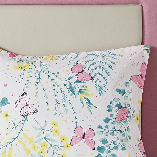 Intelligent Design Kids Caroline Butterfly Comforter Set with Sham and Decorative Pillow