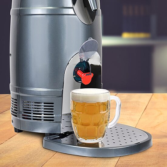 5L Mini Beer Keg Cooler with Gravity and Pressurized Taps