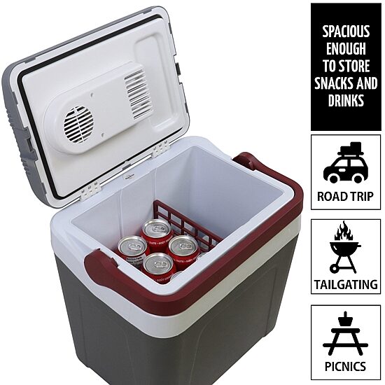 Koolatron Fun Kool Thermoelectric Iceless Cooler 24L