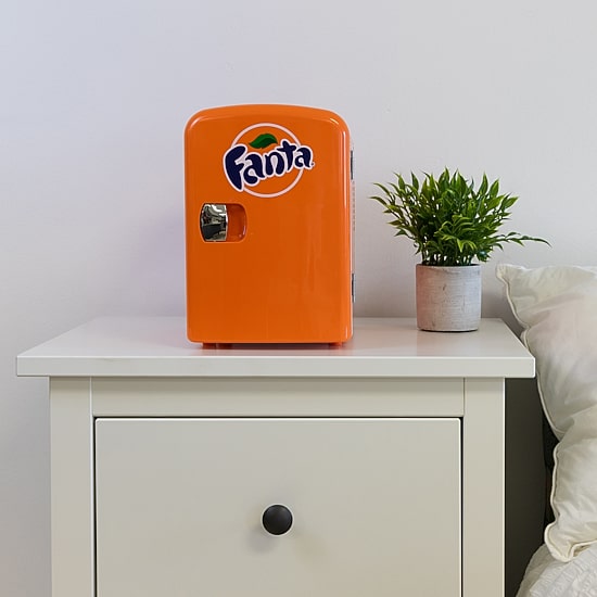 Coca-Cola Fanta 4L Portable Cooler/Warmer 12V AC/DC Mini Fridge
