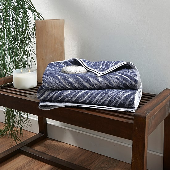 Uchino Shibori Jacquard Towel