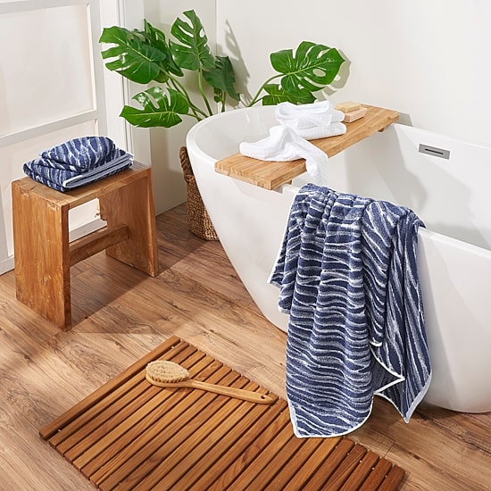 Uchino Shibori Jacquard Towel
