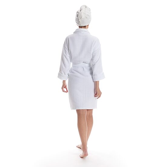 CHF Uchino Waffle Twist 3/4 Sleeve Robe