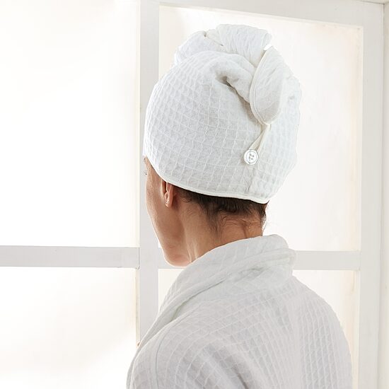 CHF Uchino Waffle Twist Hair Wrap