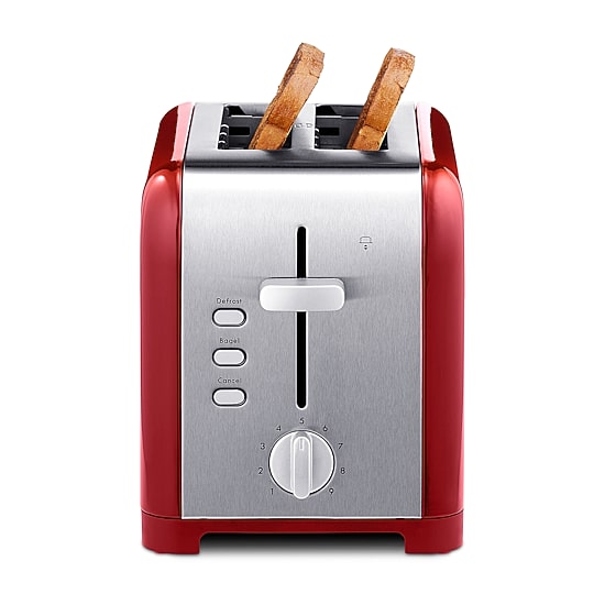 Kenmore 2-Slice Stainless Steel Toaster- Wide Slot- Bagel/Defrost
