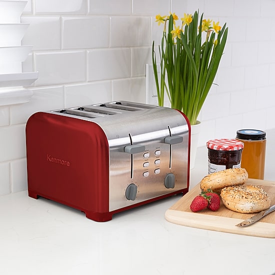 Kenmore 4-Slice White Dual Control Toaster