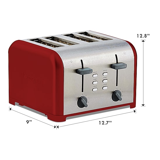 Kenmore 4-Slice White Dual Control Toaster