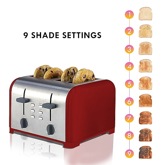 Kenmore 4-Slice White Dual Control Toaster