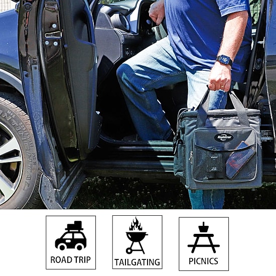 Koolatron 12V Portable Iceless Cooler Bag 25L/26Qt