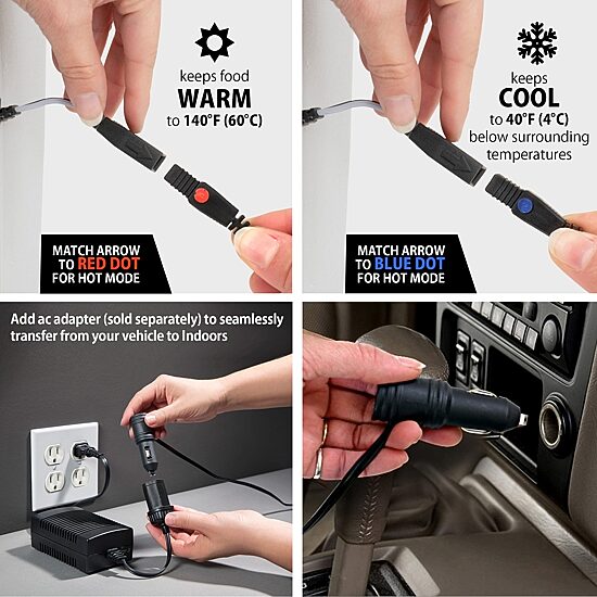 Koolatron TravelSaver Thermoelectric Iceless Cooler Warmer 42L