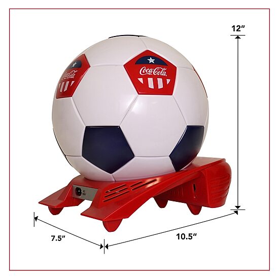 Coca-Cola Soccer Ball 5 Can Beverage Cooler
