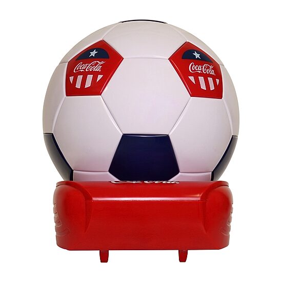 Coca-Cola Soccer Ball 5 Can Beverage Cooler