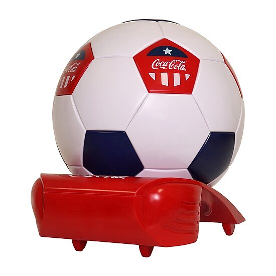 Coca-Cola Soccer Ball 5 Can Beverage Cooler