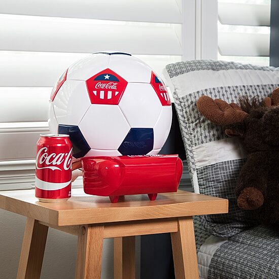 Coca-Cola Soccer Ball 5 Can Beverage Cooler