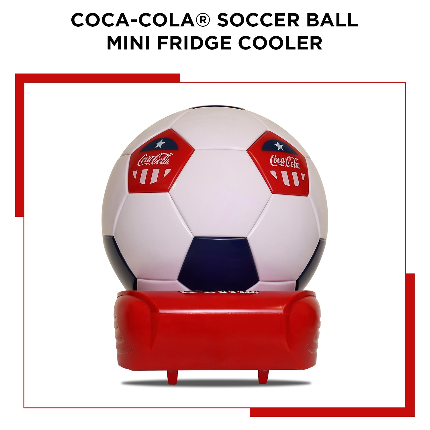 Coca-Cola Soccer Ball 5 Can Beverage Cooler