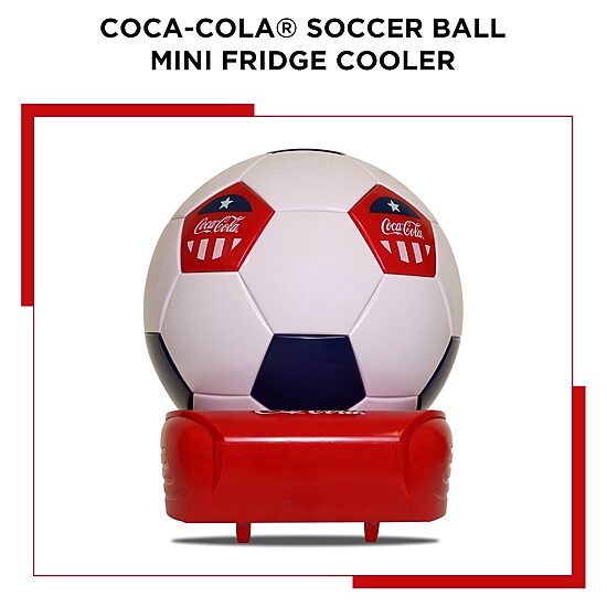Coca-Cola Soccer Ball 5 Can Beverage Cooler