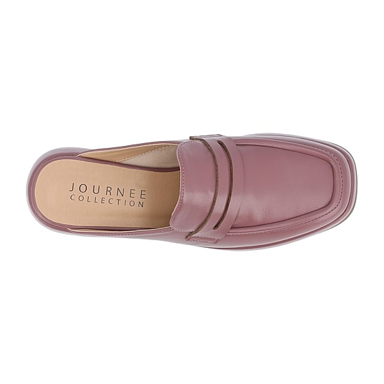 Journee Collection Antonina Womens Square Closed Toe Mules