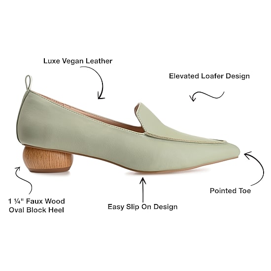 Journee Collection Maggs Womens Pointed Closed Toe Loafers