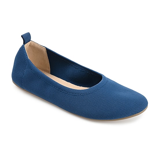 Journee Collection Jersie Womens Round Closed Toe Ballet Flats