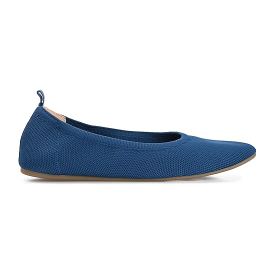 Journee Collection Jersie Womens Round Closed Toe Ballet Flats