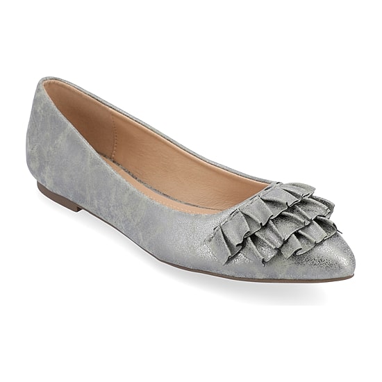 Journee Collection Womens Judy Slip-on Pointed Toe Ballet Flats