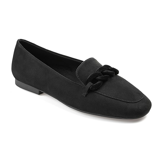 Journee Collection Cordell-Wd Womens Moc Closed Toe Loafers-Wide Width