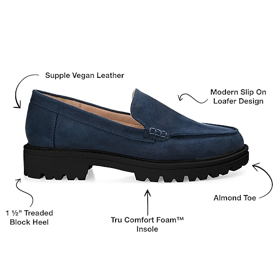 Journee Collection Erika Womens Pointed Closed Toe Loafers