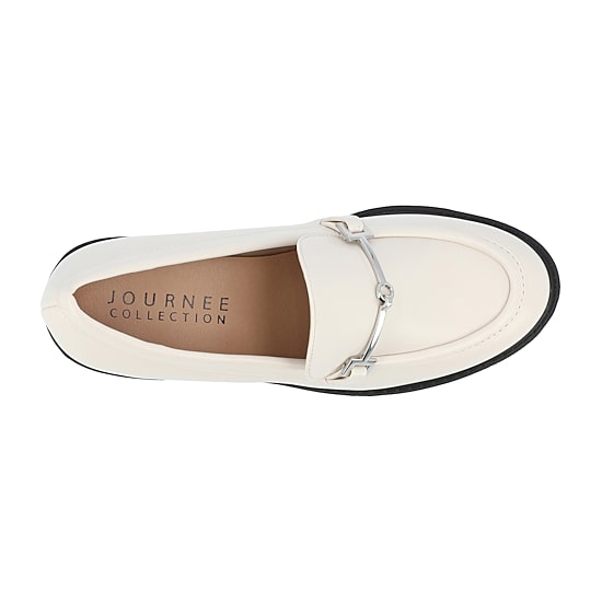 Journee Collection Kezziah Womens Moc Closed Toe Block Heel Pumps