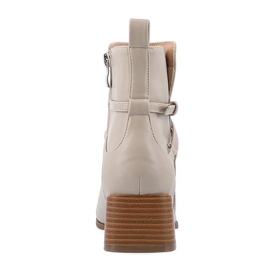 Journee Collection Womens Estelle Stacked Heel Booties